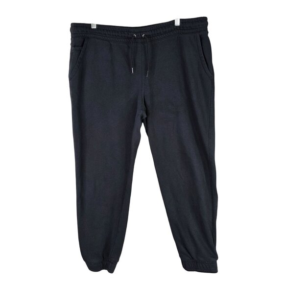 Mens Urban Pipeline Black Fleece Jogger Sweatpants Drawstring Cotton Blend XL - Picture 1 of 9